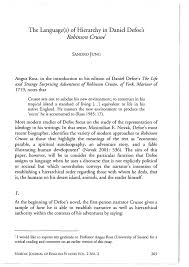 pdf the language s of hierarchy in daniel defoe s robinson crusoe pdf the language s of hierarchy in daniel defoe s robinson crusoe