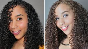 Desserts serve as a great source of inspiration for hair color trends and honey brown hair is no exception. Black To Honey Brown Hair Dying Curls Without Bleach Part 1 Youtube