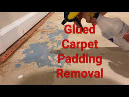 Remove Glued Carpet Padding