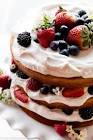 berry cream cake