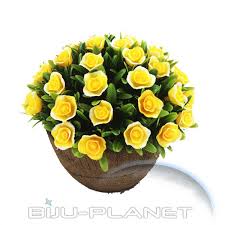 Изкуствени цветя за дома или офиса от гр. Izkustveni Cvetya V Drvena Saksiya 1001 Zhlto 11 00 Lv Biju Planet Com Bizhuta Planet Mariposa
