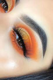 eye makeup trends metallic copper