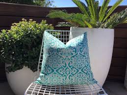 Outdoor Cushions Turquoise Outdoor