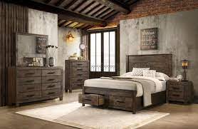Coaster fine furniture company has been importing and distributing fine furniture in both the united states and mexico since 1972. Woodmont 5pc Bedroom Set 222631 In Rustic Brown By Coaster