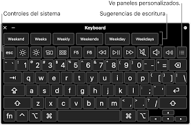 el teclado de accesibilidad en la mac