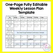 One Page Test Plan Template Example Sample Music Lesson On