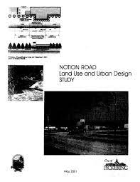 notion road land use and urban design