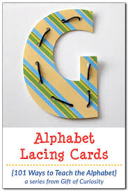alphabet lacing cards 101 ways to