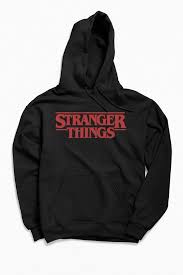 Netflix stranger things ugly christmas sweater style pullover hoodie. Stranger Things Classic Logo Hoodie Sweatshirt Urban Outfitters