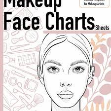 blank makeup face charts makeup templ