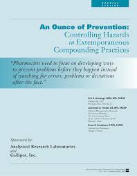 Pdf An Ounce Of Prevention Controlling Hazards In