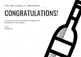 An estimated 99% of grooms perform the proposing. Customize 27 Engagement Cards Templates Online Canva