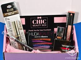 chic beauty box subscription box 2