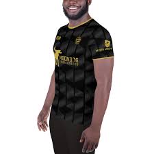 black shirts team futbol jersey 2023