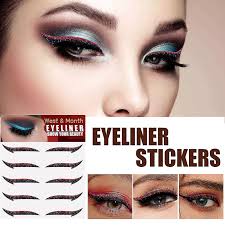five pairs of self adhesive eye makeup