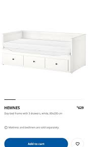ikea hemnes day bed sofa bed pull out