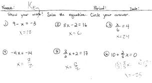 Math Homepage Linear Literal Equations