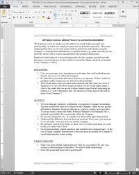 Social Media Policy Acknowledgement Template Mp1080 5