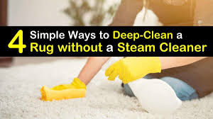 deep clean a rug without a steam cleaner