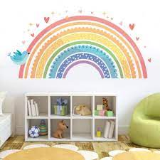 Rainbow Nursery Removable Wall Decal