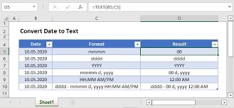 convert date to text in excel google