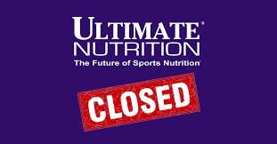 ultimate nutrition closes abruptly