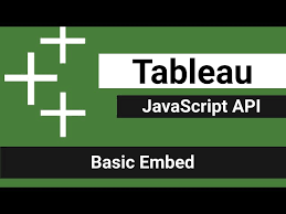 tableau javascript api basic embed