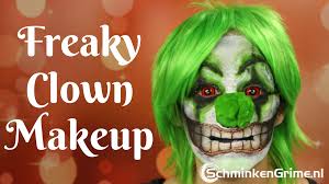 freaky clown makeup tutorial