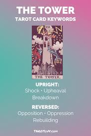 In general, the upright and respectively the reversed position of a card have totally opposite meaning. The Tower Tarot Card Meaning Major Arcana Tarotluv