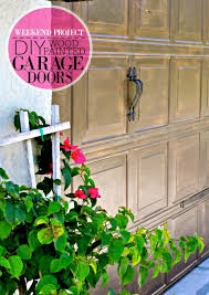 Wood Painted Garage Doors First Home
