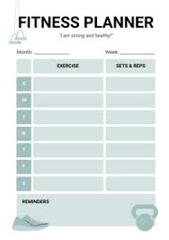 simple weekly workout plan