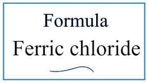 formula for ferric chloride