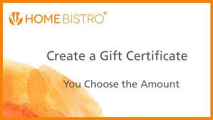 Homebistro Gift Certificates