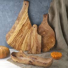 whole olive wood cutting boards