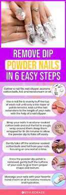 how to remove dip nails at home a