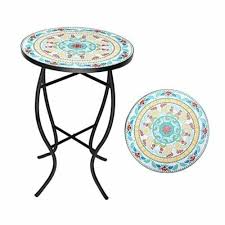 Mosaic Outdoor Side Table 14 Small