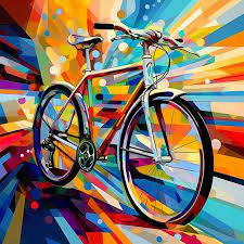 Bicycle Art Pop Art Wpap Art Prints