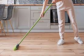 how to sweep a floor