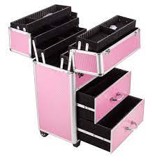 makeup cases and organizers on wheels