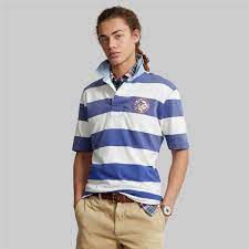 polo ralph lauren striped jersey rugby