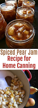 ed pear jam for home canning one