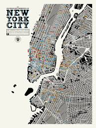 The Distinguished Drinkeries Of New York City Map Of New