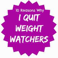 Running With Racheal Ten Reasons Why I Quit Weight Watchers
