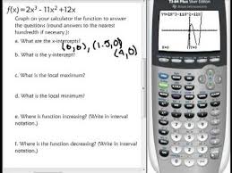 Graph On Calculator And Find X
