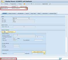 how to create employee in s 4hana for