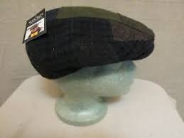 Details About Nwt Mucros Weavers Plaid Patch Wool Newsboy Cabbie Cap Hat Ireland Large