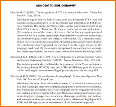 SAMPLE ANNOTATED BIBLIOGRAPHY ENTRY FOR A JOURNAL ARTICLE