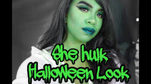 she hulk easy halloween makeup malia