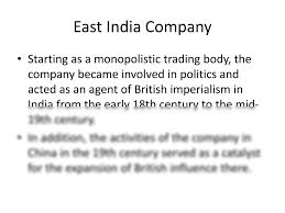 SOLUTION: East india company ppt - Studypool