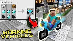 in minecraft motorcycles cars